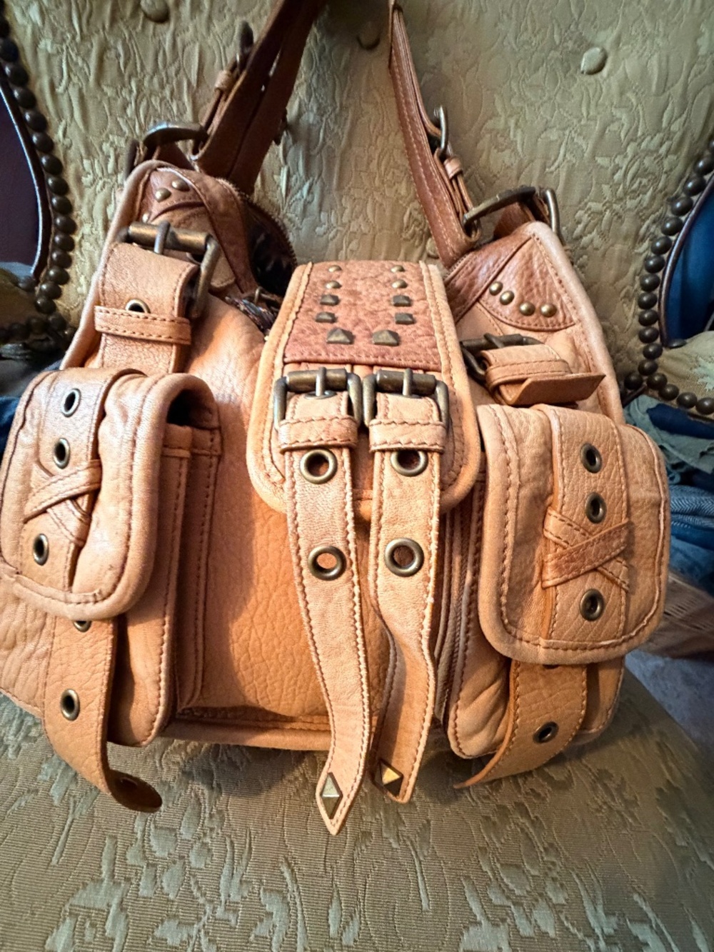 Vintage Betsey Johnson Genuine Leather bag